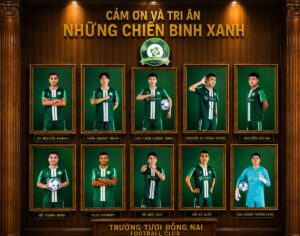 CLB Trường Tươi Đồng Nai chia tay 10 cầu thủ sau khi thăng hạng V-League 2026-2027, mở đầu kế hoạch cải tổ lực lượng cho mùa giải mới.