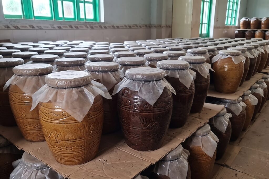 kỹ thuật làm men lá rừng của người S'tiêng
