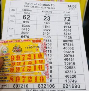 Kết quả xổ số miền Nam 14-6: nhiều người tại Đồng Nai, TP.HCM, Vĩnh Long, Cần Thơ trúng thưởng, chi tiết giải thưởng mới nhất.