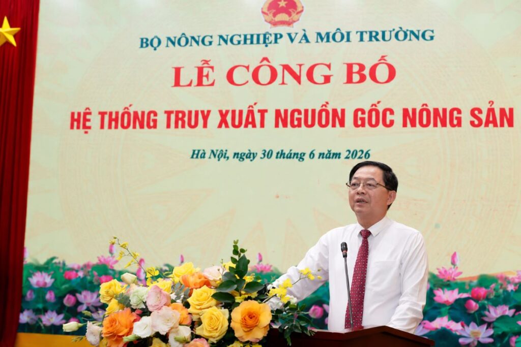 Hệ thống truy xuất nguồn gốc nông sản chính thức vận hành trên toàn quốc, thúc đẩy chuyển đổi số và nâng cao giá trị nông sản Việt Nam.