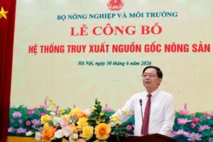 Hệ thống truy xuất nguồn gốc nông sản chính thức vận hành trên toàn quốc, thúc đẩy chuyển đổi số và nâng cao giá trị nông sản Việt Nam.