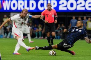 Anh thua ngược Argentina 1-2 ở bán kết World Cup 2026, Messi tỏa sáng kiến tạo, đưa đội nhà tiến gần kỳ tích bảo vệ ngôi vô địch.