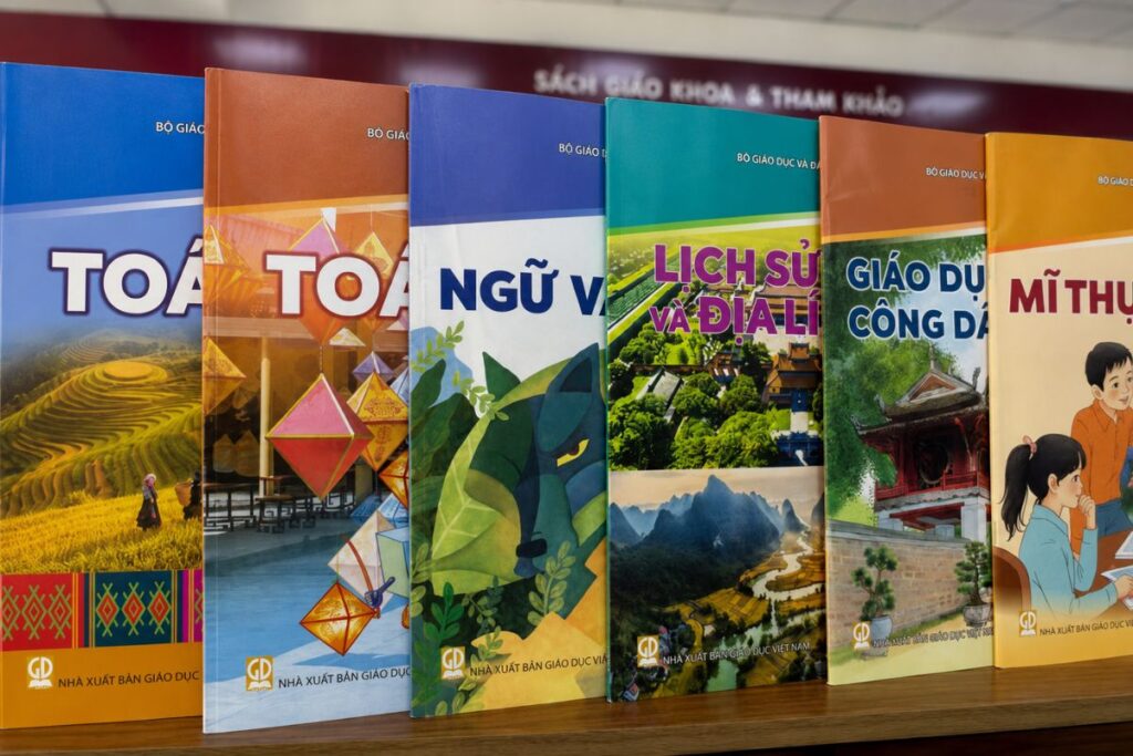 Các địa phương đẩy mạnh miễn phí sách giáo khoa năm học 2026-2027, góp phần giảm chi phí học tập và hỗ trợ học sinh đến trường.