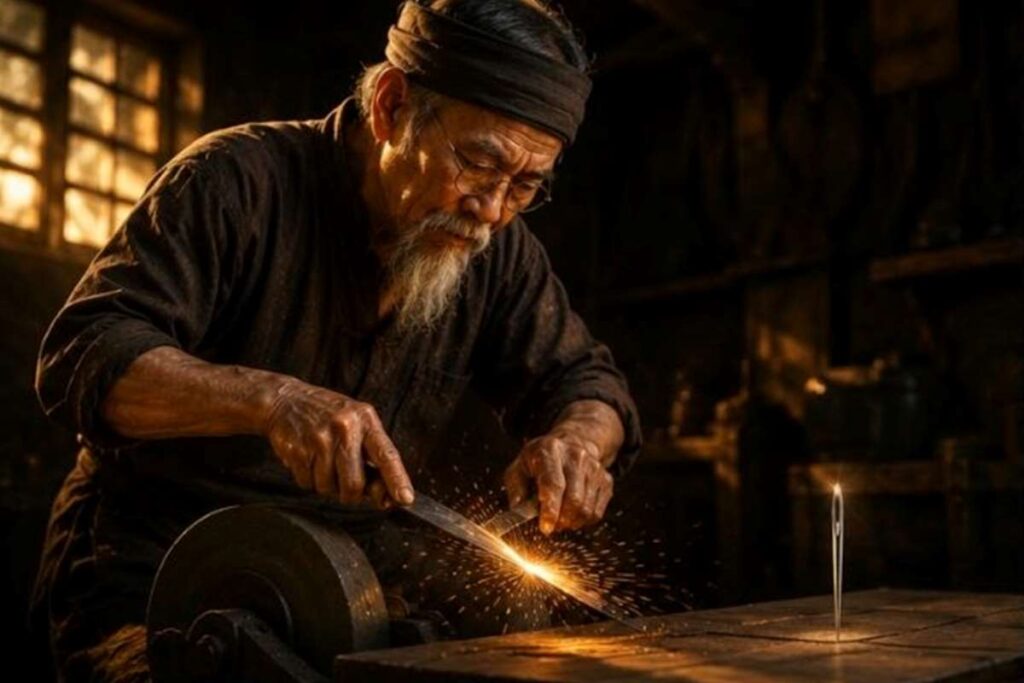 Có công mài sắt, có ngày nên kim: quy luật của thành công từ sự kiên trì, rèn luyện đúng hướng và không ngừng hoàn thiện bản thân.