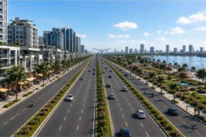 Đại lộ Nguyễn Hữu Cảnh tại TP Đồng Nai kết nối đường ven sông và cao tốc, góp phần hoàn thiện hạ tầng giao thông hiện đại.
