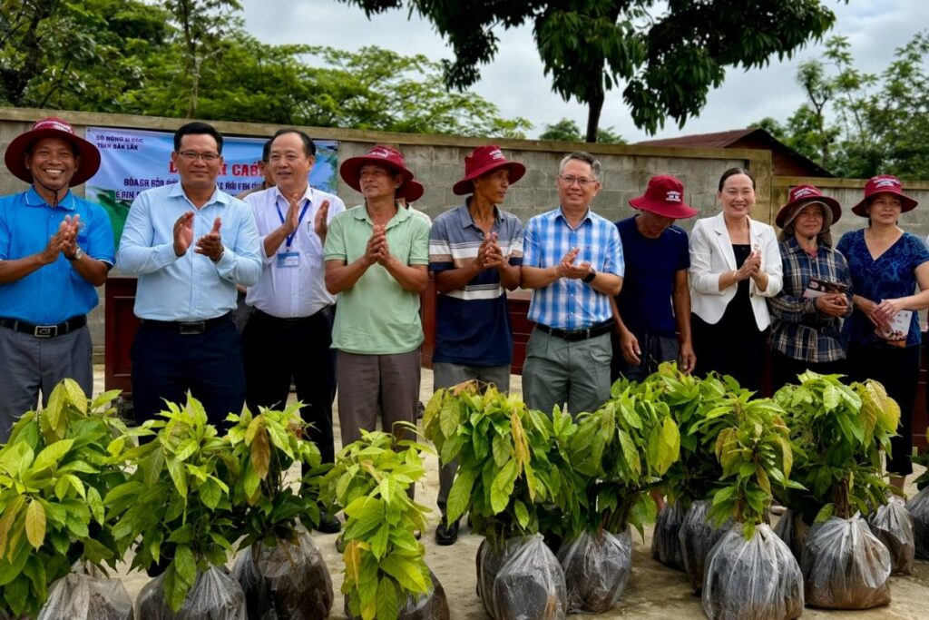 Nhân rộng mô hình ca cao trồng xen dưới tán điều giúp tăng thu nhập, đa dạng cây trồng cho nông dân vùng biên Bù Gia Mập.