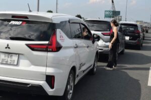 7 ô tô tông liên hoàn trên cao tốc TPHCM - Trung Lương, không có thương vong nhưng gây ùn ứ giao thông hơn 2km.