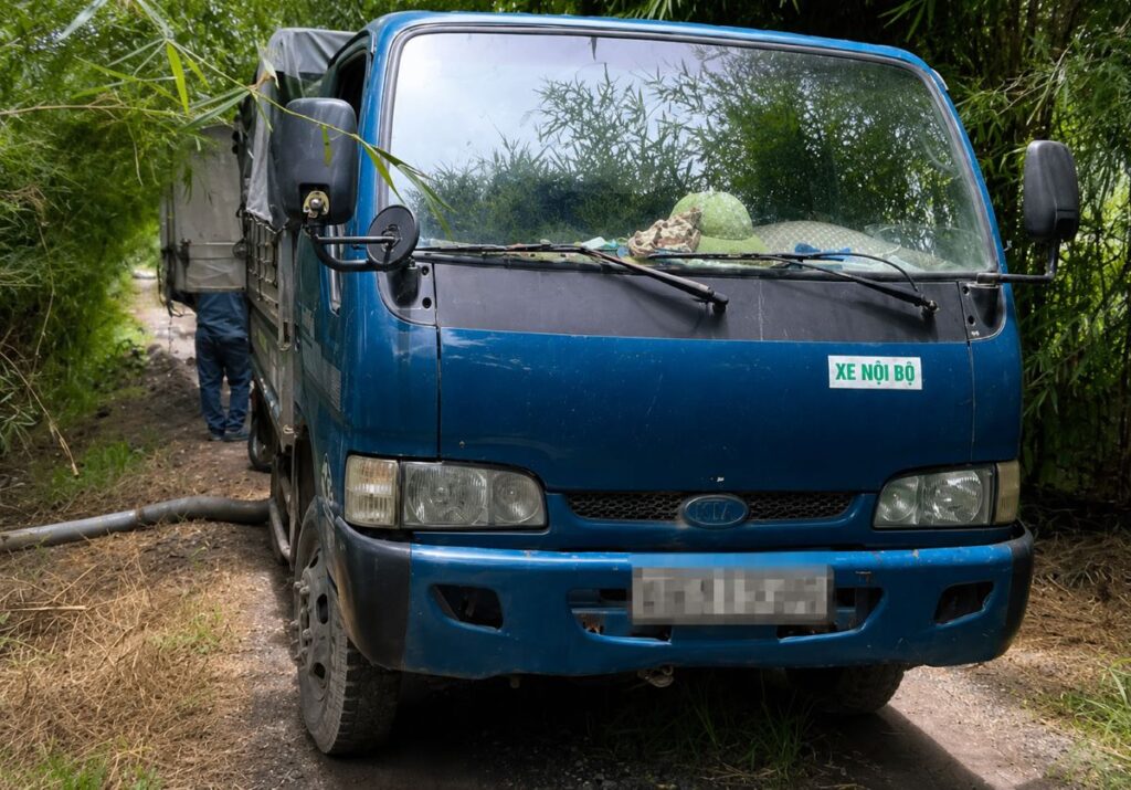Đồng Nai bắt quả tang hai xe tải đổ khoảng 3 m³ chất thải chưa qua xử lý tại khu vực vườn tràm phường Nhơn Trạch. Xem chi tiết vụ việc.