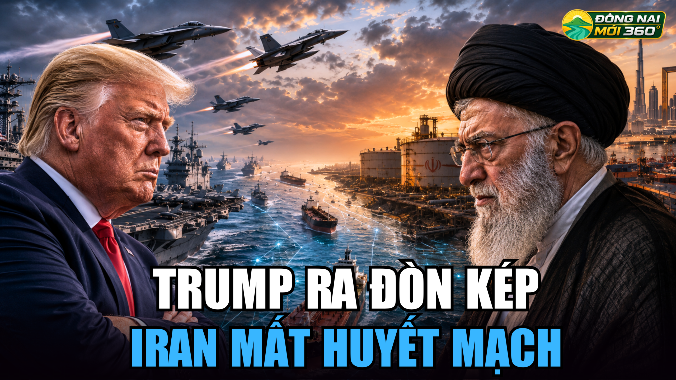 Mỹ siết trừng phạt Iran, UAE đóng cửa với Tehran; căng thẳng Hormuz có thể tác động đến giá dầu, logistics và sản xuất tại Đồng Nai.