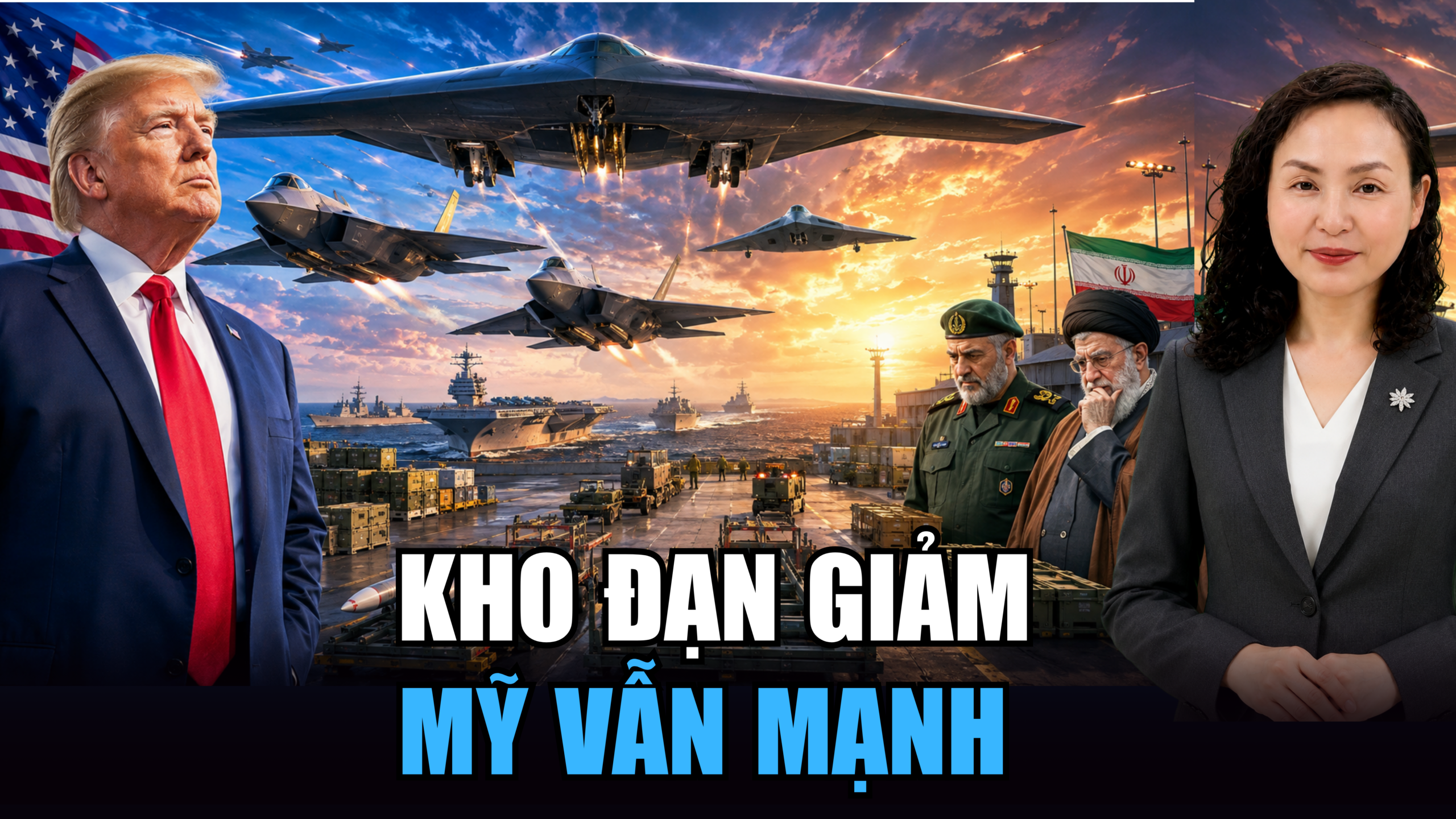 Kho đạn Mỹ suy giảm trong căng thẳng với Iran, trong khi biến động tại Hormuz có thể tác động đến giá dầu, logistics và xuất nhập khẩu của Đồng Nai.