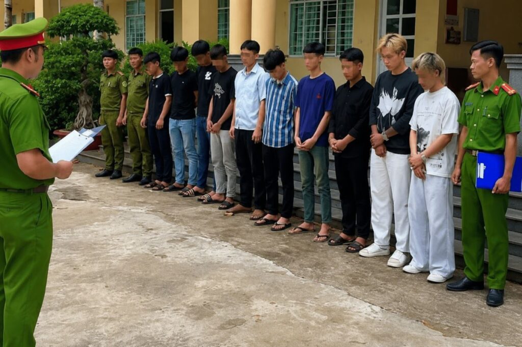 12 người ở Đồng Nai bị khởi tố sau vụ xô xát tại quán ăn, trong đó có 4 người từ 17 đến 18 tuổi.