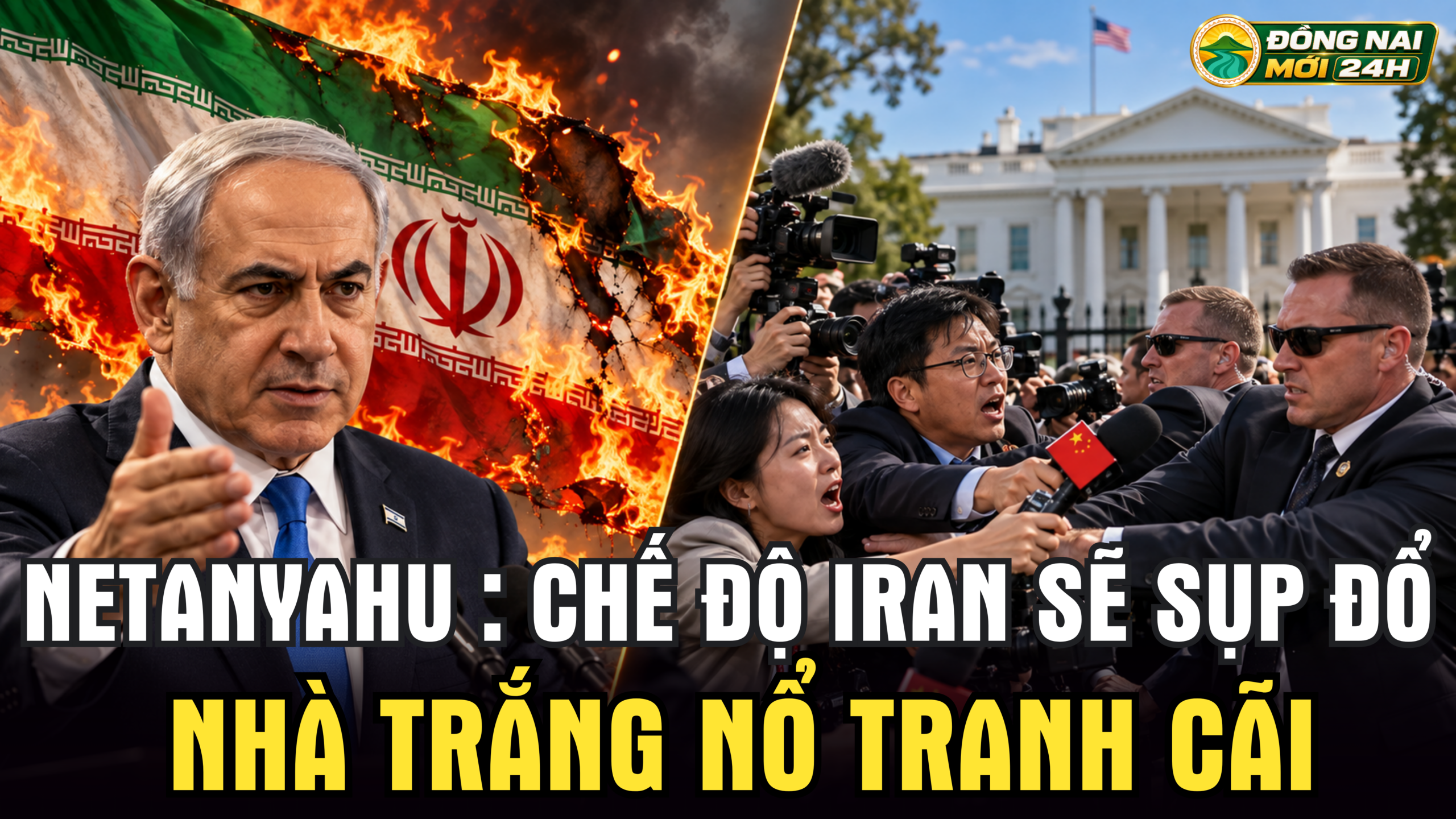 Netanyahu tuyên bố chính quyền Iran sẽ sụp đổ, trong khi Mỹ - Iran tiếp tục đàm phán về Hormuz giữa lúc Tehran bị siết hàng không.