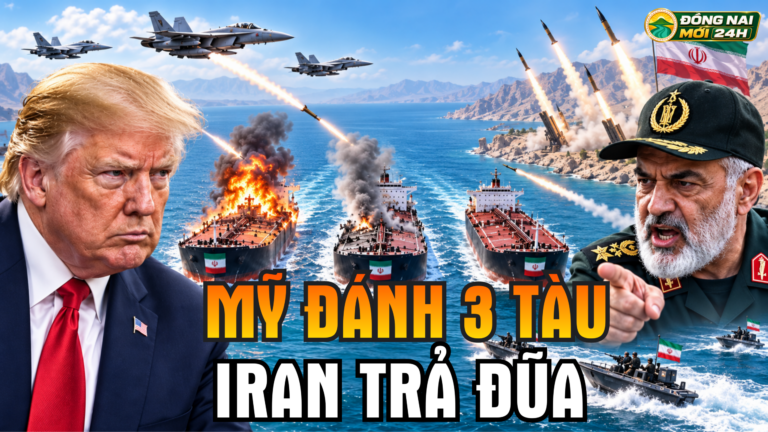 Eo biển Hormuz bùng nổ, Mỹ vô hiệu hóa 3 tàu dầu Iran sau đòn tên lửa