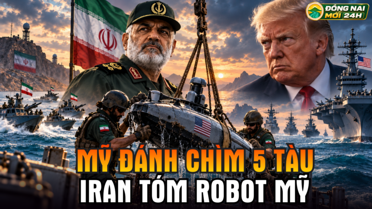 Mỹ đánh chìm 5 tàu dầu Iran, Tehran tuyên bố bắt giữ robot ngầm của Mỹ ở Hormuz