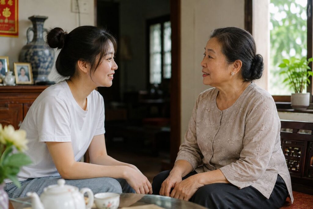 Tiếng “dạ, thưa” đang dần vắng trong giao tiếp của một bộ phận người trẻ, đặt ra câu hỏi về lễ phép và văn hóa ứng xử.