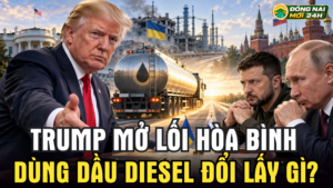 Trump thúc thỏa thuận dầu diesel và đình chiến năng lượng nhằm mở lại đàm phán Nga - Ukraine, trong khi căng thẳng Iran và Biển Đỏ vẫn gia tăng.