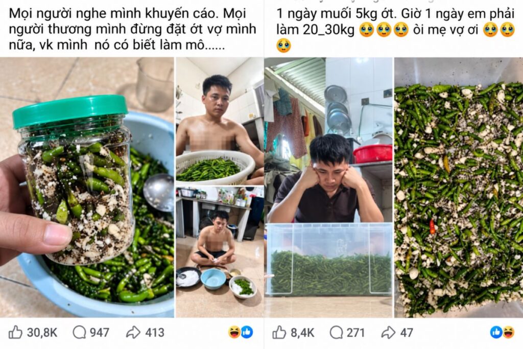 Bài đăng cầu cứu của người chồng ở Nghệ An khiến ớt muối bất ngờ hút khách, đơn hàng tăng đột biến, có người đặt mua cả trăm lọ.