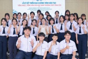 Học sinh Trường THPT Vĩnh Cửu có thêm cơ hội học tiếng Nhật, tiếng Hàn tại Đồng Nai gắn với trải nghiệm văn hóa và định hướng tương lai.