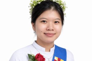 Công an xã Xuân Đường thông báo tìm kiếm Nguyễn Hoàng Khánh Vy, 18 tuổi, sau khi em rời nhà lúc nửa đêm và mất liên lạc.