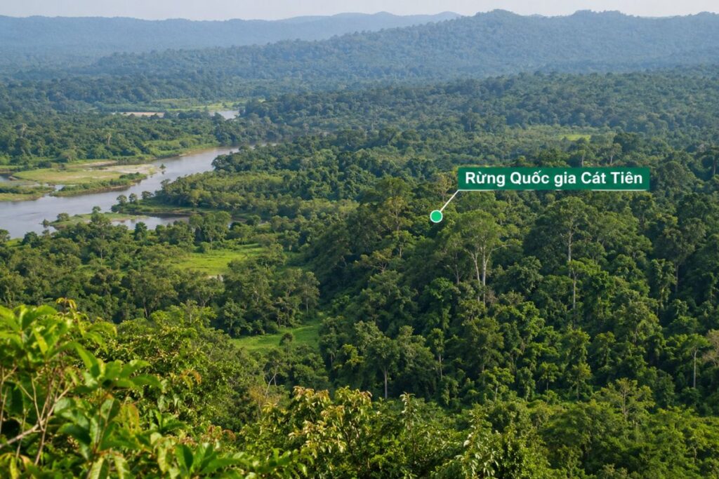 Vườn quốc gia Cát Tiên được chuyển giao về Đồng Nai quản lý. Tìm hiểu vị trí và thông tin về việc thống nhất đầu mối quản lý khu rừng đặc dụng này.